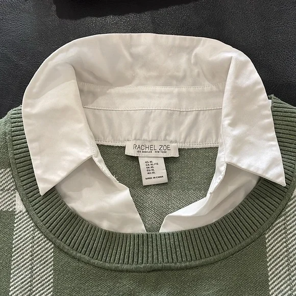 Rachel Zoe sweater blouse combo - Picture 3 of 4